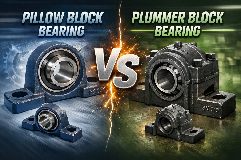 Pillow block vs plummer block housing comparison
